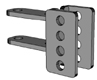 PA-T-101, Hitch Adjustable, 80high